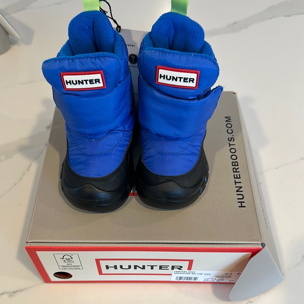 Hunter Blue Kids' Boots